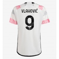 Dres Juventus Dusan Vlahovic #9 Preč 2023-24 Krátky Rukáv